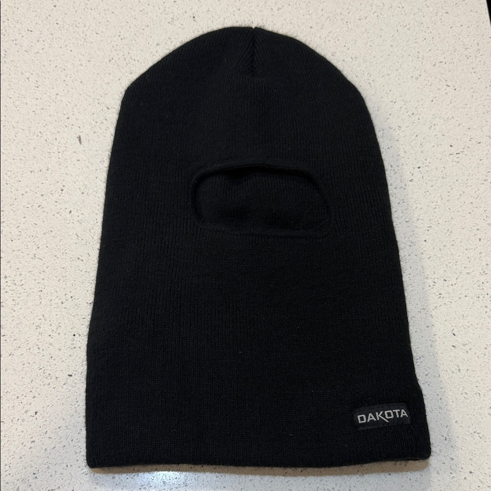 Dakota Black Knit Balaclava